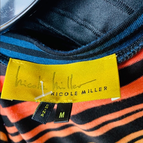 Nicole Miller Multi Color Dress size medium - Picture 4 of 4